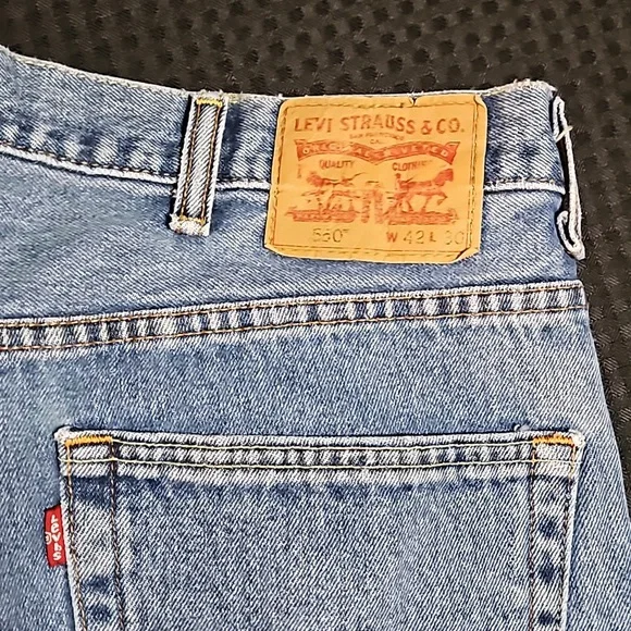 Levi's, 550, red tab, 42/30, denim,  jeans, cotton - Picture 2 of 15